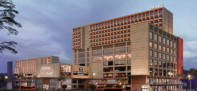 Omaxe Bus Stand in Prayagraj